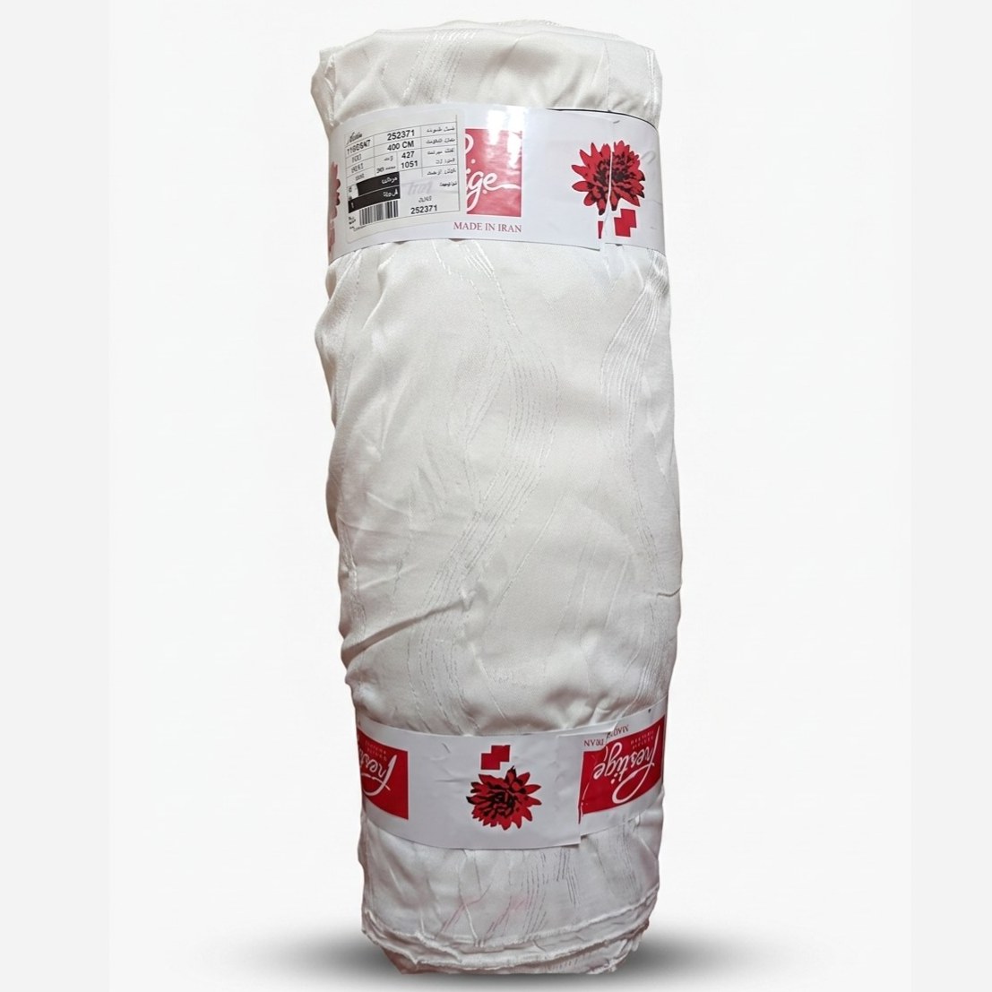 طاقه پرده 30 متری موجدار براق برند پرستیژ (عرض 4 متر) درجه یک